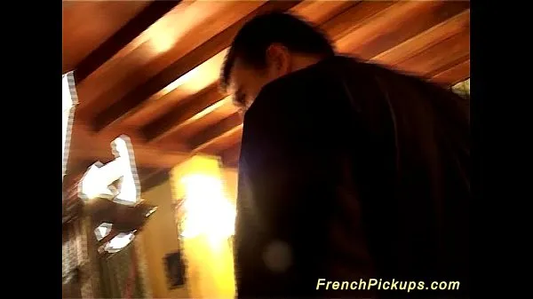 Friske french teen picked up for first anal varme klipp