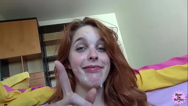 Sveži POV Cock Sucking Redhead Takes Facial topli posnetki