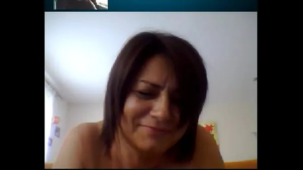 Italian Mature Woman on Skype 2مقاطع دافئة جديدة