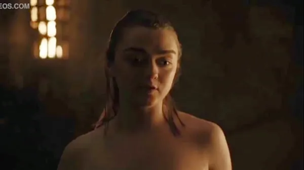 Φρέσκα Maisie Williams/Arya Stark Hot Scene-Game Of Thrones ζεστά κλιπ