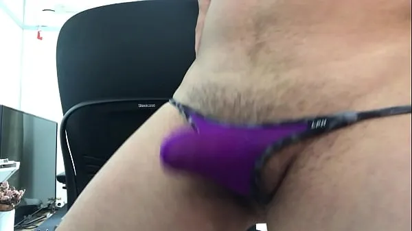 Φρέσκα Masturbation with wearing a tiny g-string ζεστά κλιπ