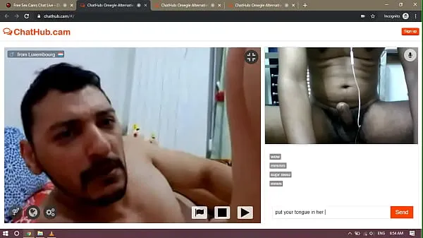 Friske Man eats pussy on webcam varme klipp