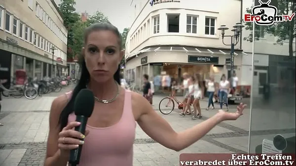 Čerstvé German milf pick up guy at street casting for fuck teplé klipy