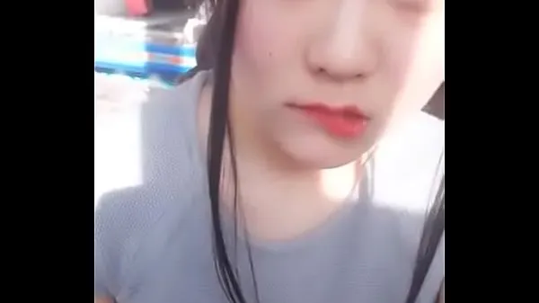 Chinese cute girl Klip hangat segar