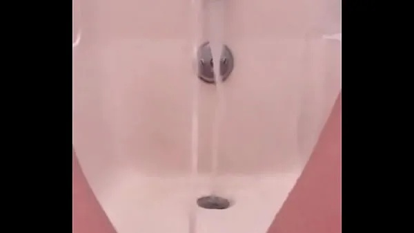 Fresh 18 yo pissing fountain in the bath warm Clips