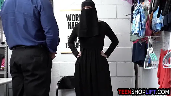 Fresh Muslim teen thief Delilah Day exposed and exploited after stealing warm Clips