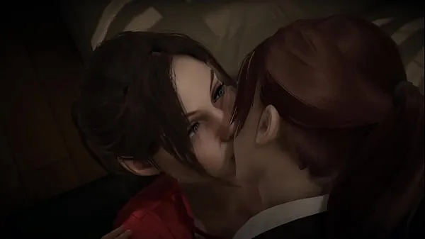 Taze Resident Evil Double Futa - Claire Redfield (Remake) and Claire (Revelations 2) Sex Crossover sıcak Klipler