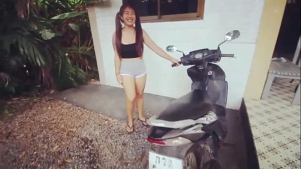 Fresh Black Thai Affair" 黑色的 泰国 事件 Super Thicc ass Asian girl next door w/ big tits & pigtails gets her Honda scooter fixed by black dude and gives up the pussy with ease (Part 1 warm Clips