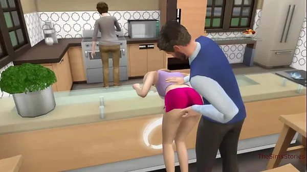 Fresh Sims 4, Stepfather seduced and fucked his stepdaughter warm Clips