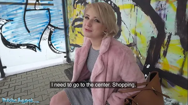 Čerstvé Public Agent Short hair blonde amateur teen with soft natural body picked up as bus stop and fucked in a basement with her clothes on by guy with a big cock ending with facial cumshot teplé klipy