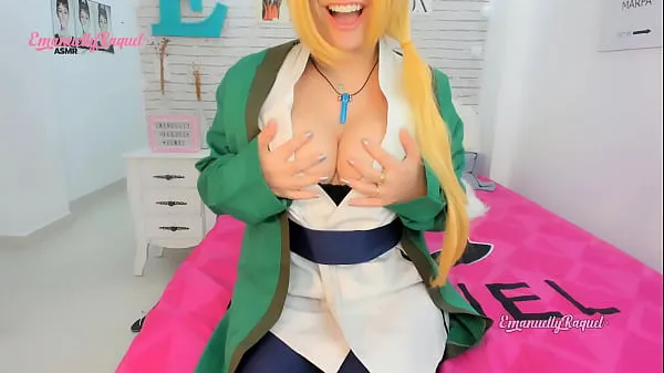 Fresh Tsunade from naruto cosplay JOI jerk off instructions tits fuck twerking teasing and blowjob on a BBC like an anime hentai or manga warm Clips