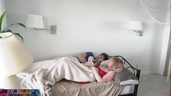 Fresh Stepmom shares a single hotel room bed with stepson warm Clips