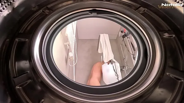 Świeże Big Ass Stepsis Fucked Hard While Stuck in Washing Machine ciepłe klipy